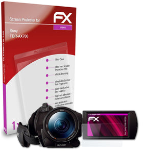 atFoliX FX-Hybrid-Glass Panzerglasfolie für Sony FDR-AX700