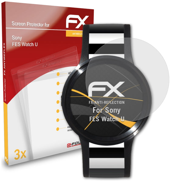 atFoliX FX-Antireflex Displayschutzfolie für Sony FES Watch U