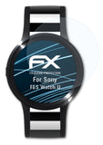 Schutzfolie atFoliX kompatibel mit Sony FES Watch U, ultraklare FX (3X)