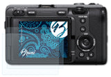 Schutzfolie Bruni kompatibel mit Sony FX3 Cinema Line, glasklare (2X)