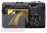 Panzerfolie atFoliX kompatibel mit Sony FX3 Cinema Line, entspiegelnde und stoßdämpfende FX (3X)