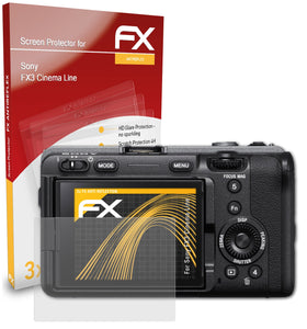 atFoliX FX-Antireflex Displayschutzfolie für Sony FX3 Cinema Line