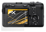 Panzerfolie atFoliX kompatibel mit Sony FX30, entspiegelnde und stoßdämpfende FX (3X)