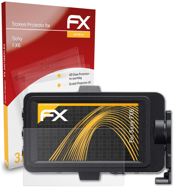 atFoliX FX-Antireflex Displayschutzfolie für Sony FX6