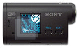 Bruni Schutzfolie kompatibel mit Sony HDR-AS15, glasklare Folie (2X)