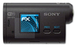 atFoliX Schutzfolie kompatibel mit Sony HDR-AS15, ultraklare FX Folie (3X)