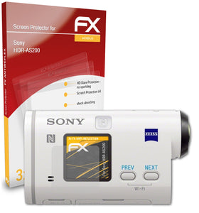 atFoliX FX-Antireflex Displayschutzfolie für Sony HDR-AS200