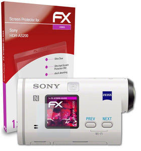 atFoliX FX-Hybrid-Glass Panzerglasfolie für Sony HDR-AS200