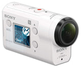 Schutzfolie Bruni kompatibel mit Sony HDR-AS300, glasklare (2X)