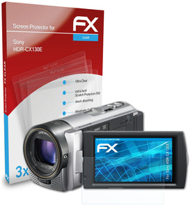 atFoliX FX-Clear Schutzfolie für Sony HDR-CX130E