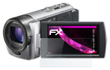 Glasfolie atFoliX kompatibel mit Sony HDR-CX130E, 9H Hybrid-Glass FX