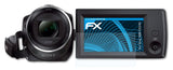 Schutzfolie atFoliX kompatibel mit Sony HDR-CX240, ultraklare FX (3X)