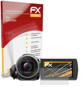 atFoliX FX-Antireflex Displayschutzfolie für Sony HDR-CX625