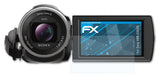 Schutzfolie atFoliX kompatibel mit Sony HDR-CX625, ultraklare FX (3X)