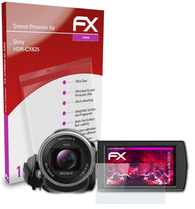 atFoliX FX-Hybrid-Glass Panzerglasfolie für Sony HDR-CX625