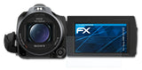 Schutzfolie atFoliX kompatibel mit Sony HDR-CX730E, ultraklare FX (3X)