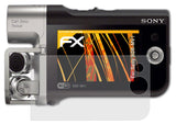 Panzerfolie atFoliX kompatibel mit Sony HDR-MV1, entspiegelnde und stoßdämpfende FX (3X)