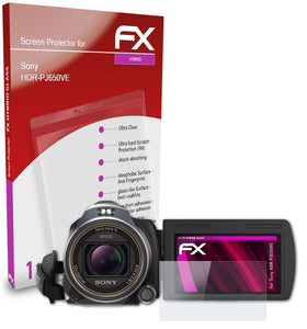 atFoliX FX-Hybrid-Glass Panzerglasfolie für Sony HDR-PJ650VE