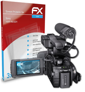 atFoliX FX-Clear Schutzfolie für Sony HXR-NX3D1