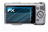 Schutzfolie atFoliX kompatibel mit Sony NEX-5T, ultraklare FX (3X)