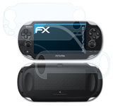 Schutzfolie atFoliX kompatibel mit Sony PlayStation Vita, ultraklare FX (3er Set)