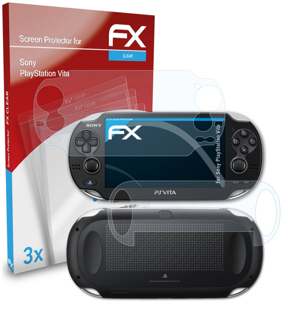 atFoliX FX-Clear Schutzfolie für Sony PlayStation Vita