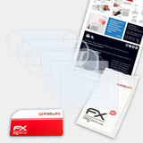 Lieferumfang von Sony PlayStation Vita Slim FX-Clear Schutzfolie, Montage Zubehör inklusive