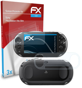 atFoliX FX-Clear Schutzfolie für Sony PlayStation Vita Slim