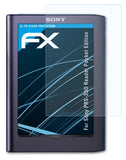 Schutzfolie atFoliX kompatibel mit Sony PRS-350 Reader Pocket Edition, ultraklare FX (2X)