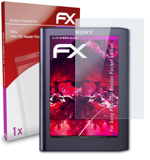 atFoliX FX-Hybrid-Glass Panzerglasfolie für Sony PRS-350 Reader Pocket Edition