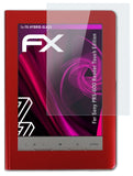 Glasfolie atFoliX kompatibel mit Sony PRS-600 Reader Touch Edition, 9H Hybrid-Glass FX