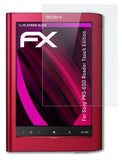 Glasfolie atFoliX kompatibel mit Sony PRS-650 Reader Touch Edition, 9H Hybrid-Glass FX