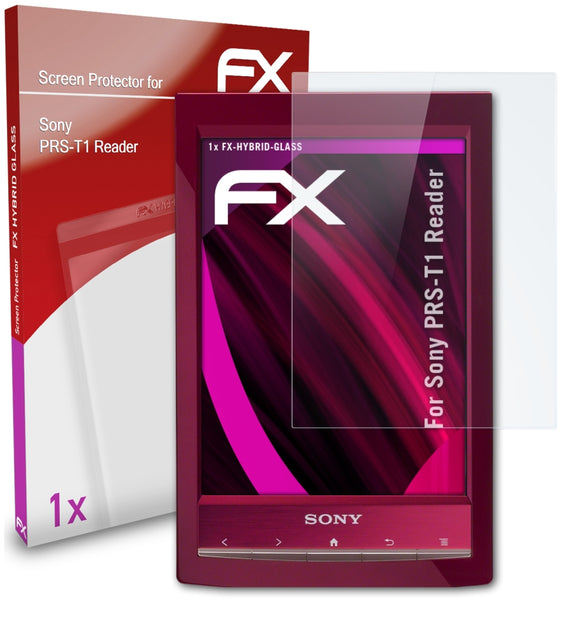 atFoliX FX-Hybrid-Glass Panzerglasfolie für Sony PRS-T1 Reader