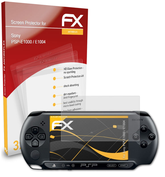 atFoliX FX-Antireflex Displayschutzfolie für Sony PSP-E1000 / E1004