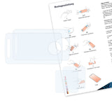 Lieferumfang von Sony RM-LVR2V Basics-Clear Displayschutzfolie, Montage Zubehör inklusive