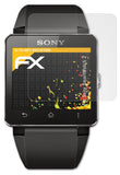 Panzerfolie atFoliX kompatibel mit Sony SmartWatch 2, entspiegelnde und stoßdämpfende FX (3X)