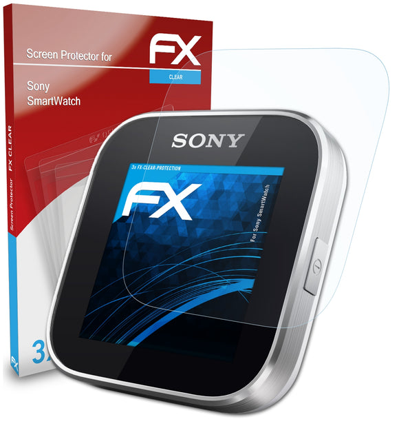 atFoliX FX-Clear Schutzfolie für Sony SmartWatch
