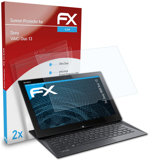 atFoliX FX-Clear Schutzfolie für Sony VAIO Duo 13