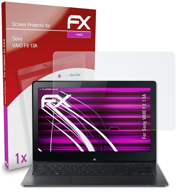 atFoliX FX-Hybrid-Glass Panzerglasfolie für Sony VAIO Fit 13A