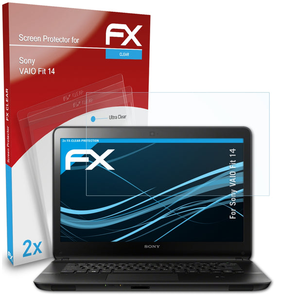 atFoliX FX-Clear Schutzfolie für Sony VAIO Fit 14