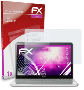 atFoliX FX-Hybrid-Glass Panzerglasfolie für Sony VAIO Fit 15