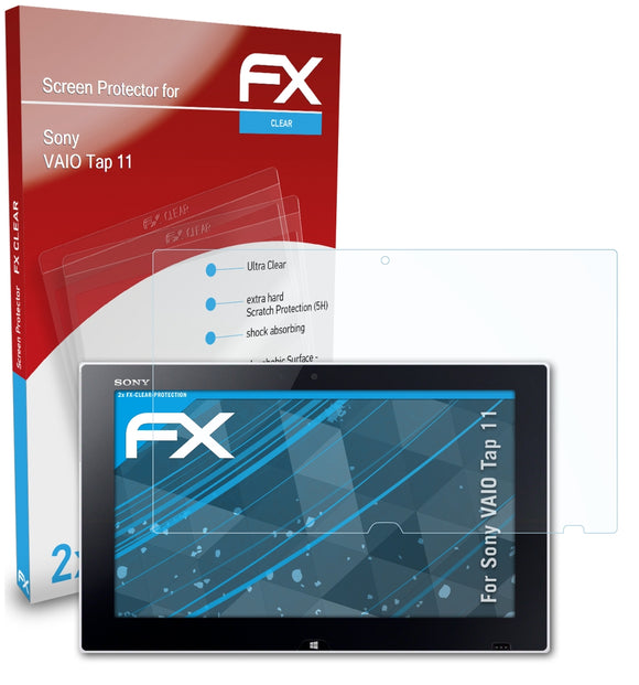 atFoliX FX-Clear Schutzfolie für Sony VAIO Tap 11