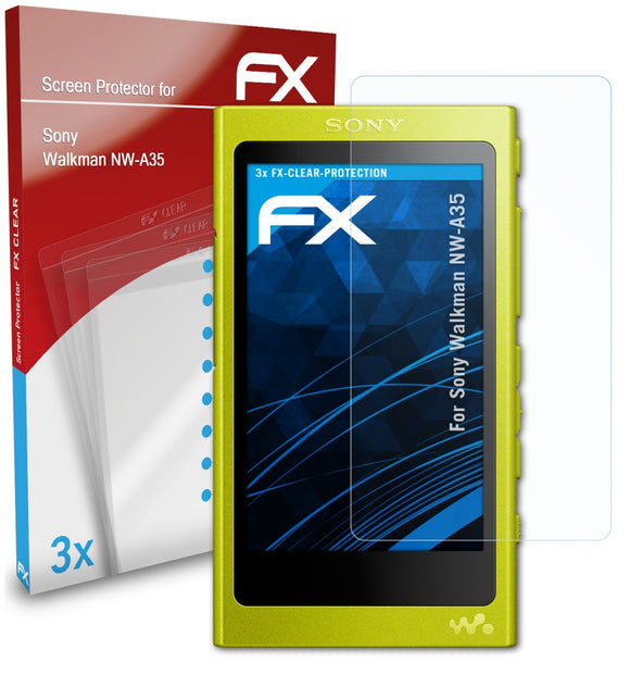 atFoliX FX-Clear Schutzfolie für Sony Walkman NW-A35