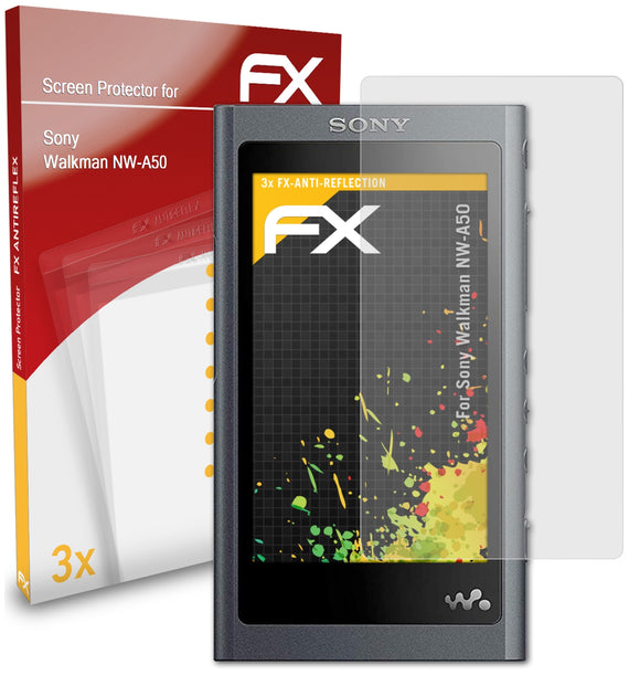 atFoliX FX-Antireflex Displayschutzfolie für Sony Walkman NW-A50