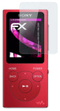 Glasfolie atFoliX kompatibel mit Sony Walkman NW-E393 / NW-E394, 9H Hybrid-Glass FX