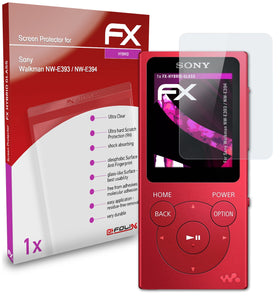 atFoliX FX-Hybrid-Glass Panzerglasfolie für Sony Walkman NW-E393 / NW-E394