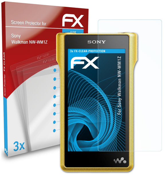 atFoliX FX-Clear Schutzfolie für Sony Walkman NW-WM1Z