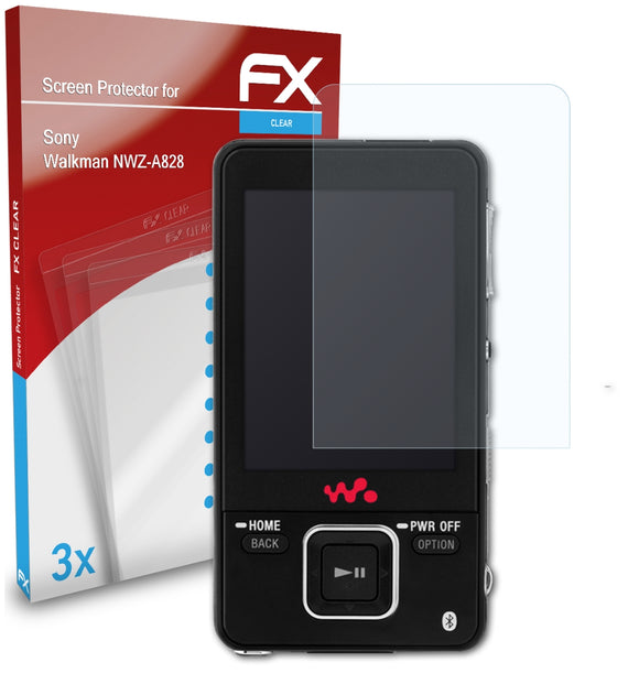atFoliX FX-Clear Schutzfolie für Sony Walkman NWZ-A828