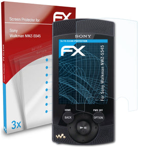 atFoliX FX-Clear Schutzfolie für Sony Walkman NWZ-S545