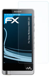 Schutzfolie atFoliX kompatibel mit Sony Walkman NWZ-ZX1, ultraklare FX (3X)